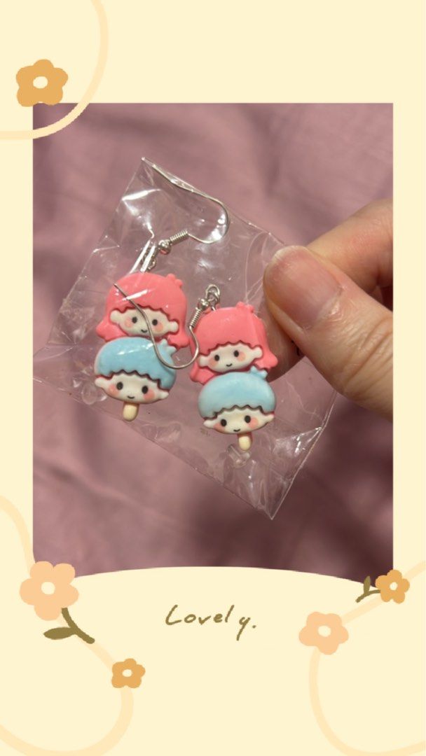Clearance Little twin stars earring handmade LTS sanrio Women s