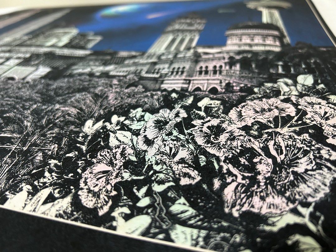 Coldplay Merchandise Poster Music of the Spheres live in Kuala Lumpur