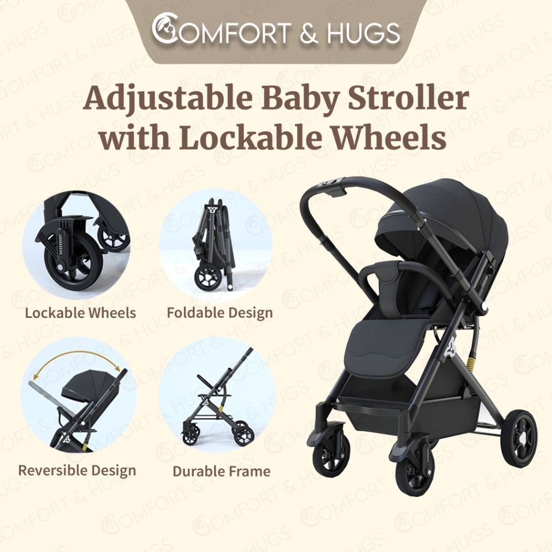 Strollers with 2025 extendable handles