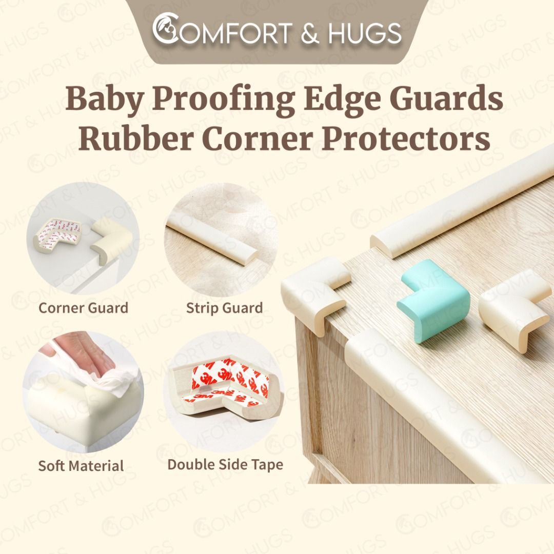 Buy KRIDAY Table Corner Protector, Baby Proofing Corner Guard, Table Guards, Edge Guards, Baby Child Safety Self Adhesive Protector