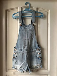 Cotton On Denim Jumper/Dungaree/Overall Shorts