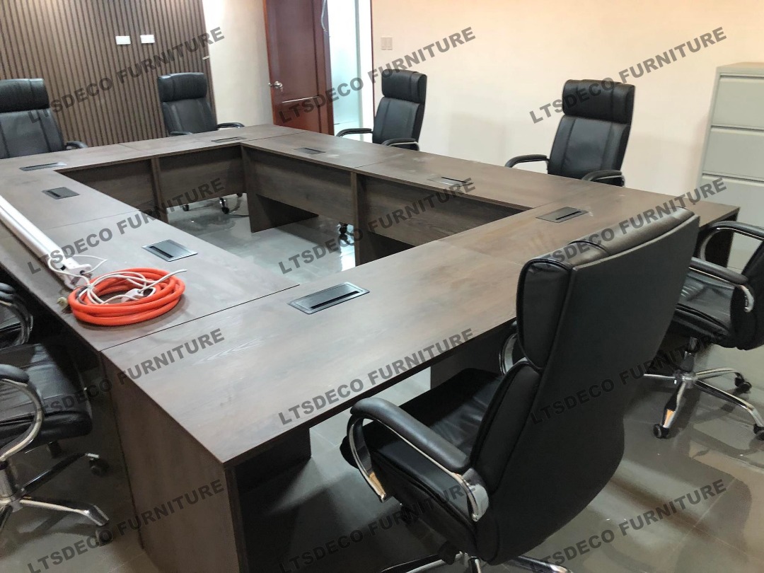CUSTOMIZED CONFERENCE TABLE OFFICE FURNITURE AND PARTITIONS, Furniture ...