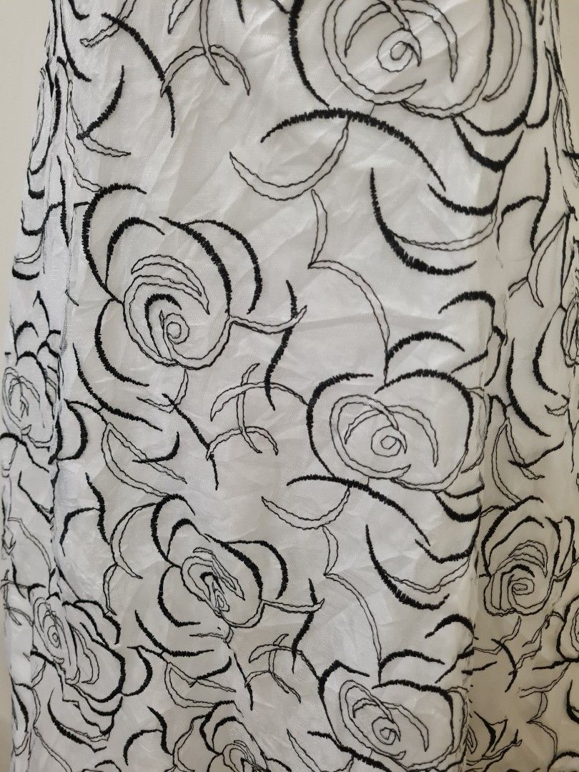 David's bridal store black floral dress