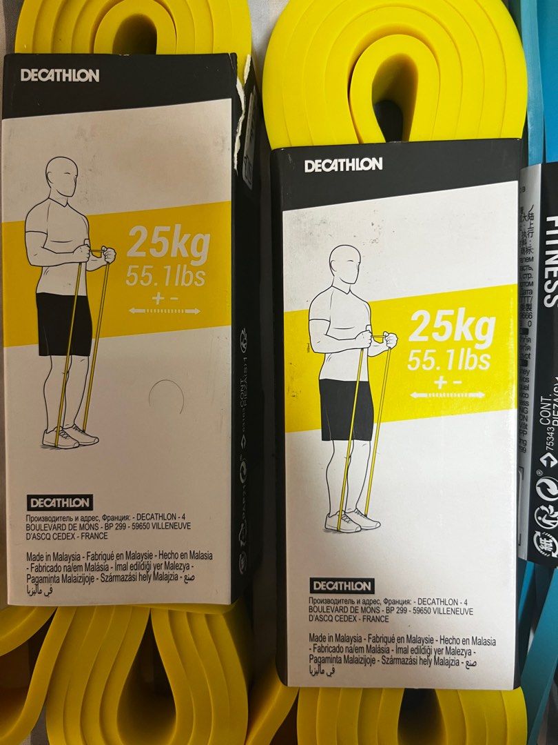 Decathlon yellow sales resistance band