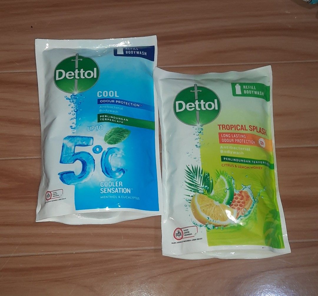 Dettol body wash antibacterial refiil 2in1 mix varian take all