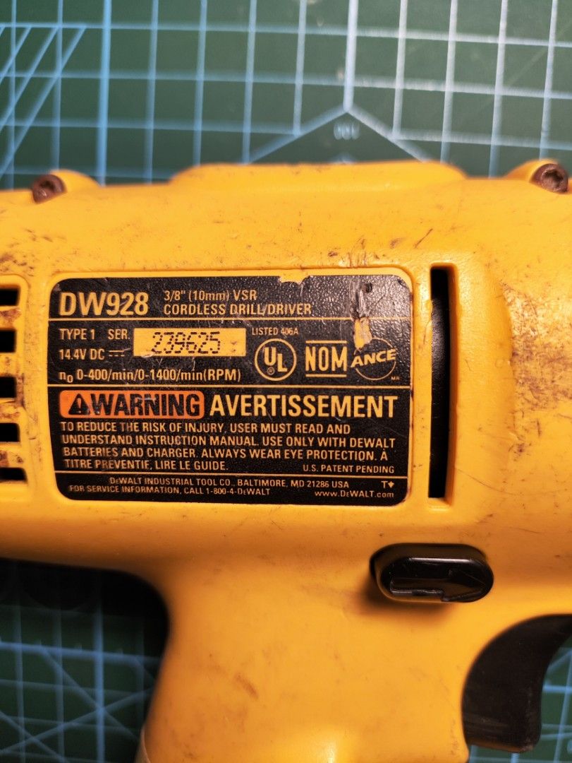 Dw928 battery hotsell