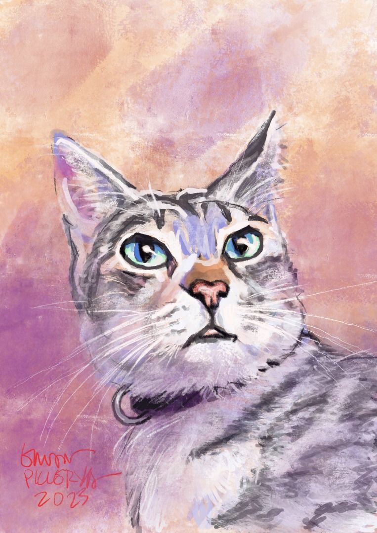 Digital Pet Drawings Printable at 300 DPI (Category: Frames & Pictures) located in Paranaque City. Submitted by juan_luma (Listing ID 1269490616, Image 1). Description: Pet Drawings Printable at 300 DPI Actual print with artist's proof on 11.7 in x 16.5 inches paper is included .