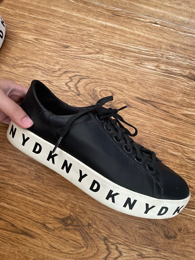DKNY Leather Shoes Women s Fashion Footwear Sneakers on Carousell