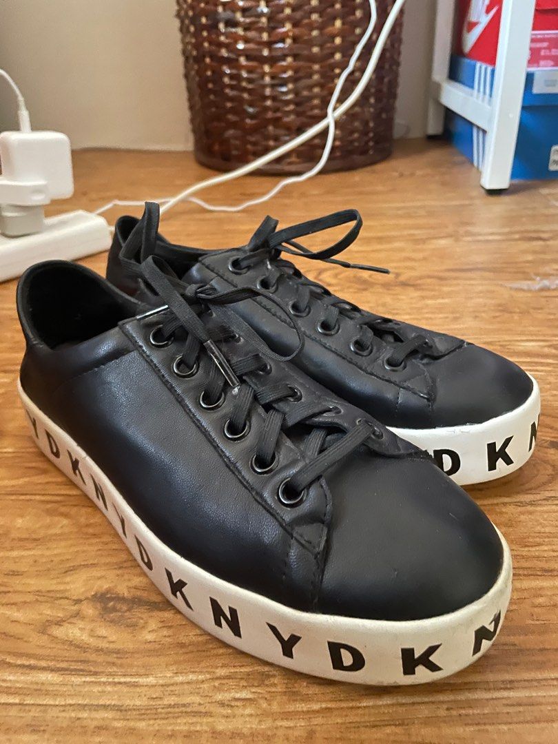 DKNY Leather Shoes Women s Fashion Footwear Sneakers on Carousell