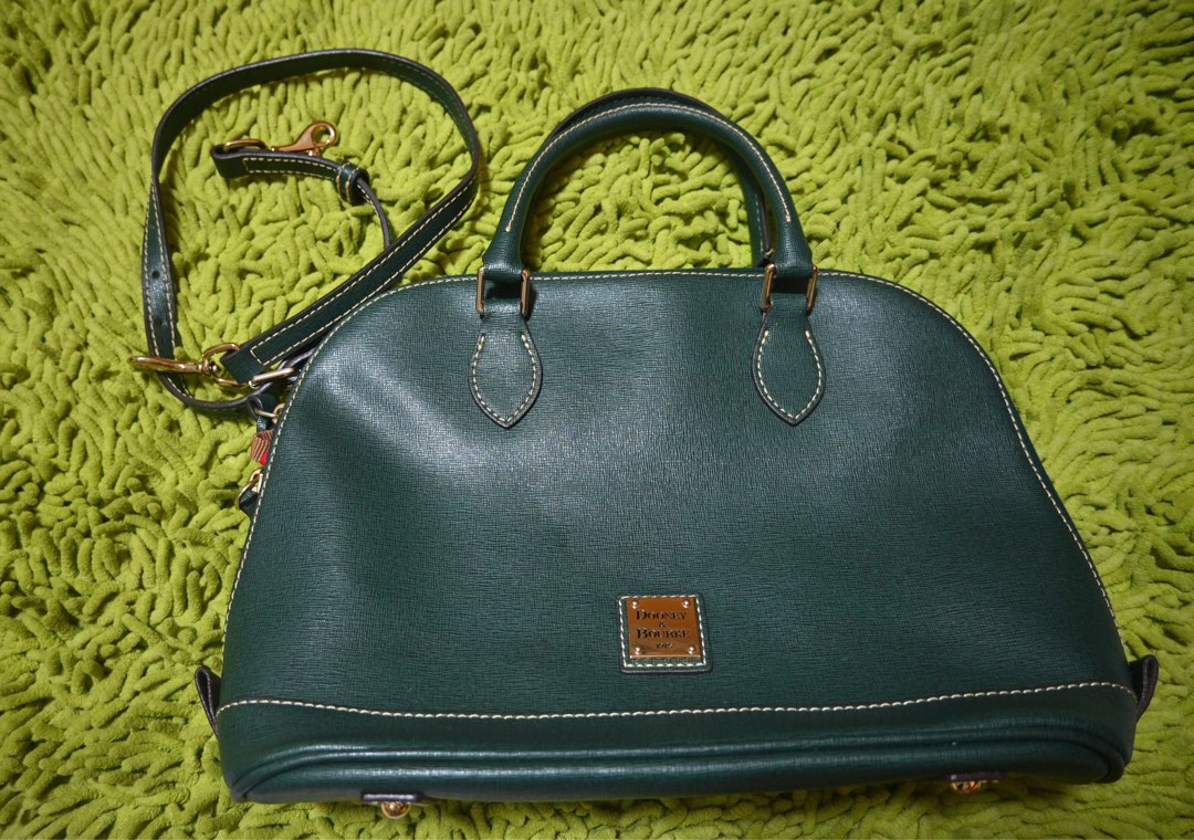 Hunter green dooney and bourke outlet