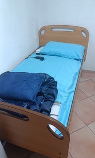 Electric wooden frame hospital bed