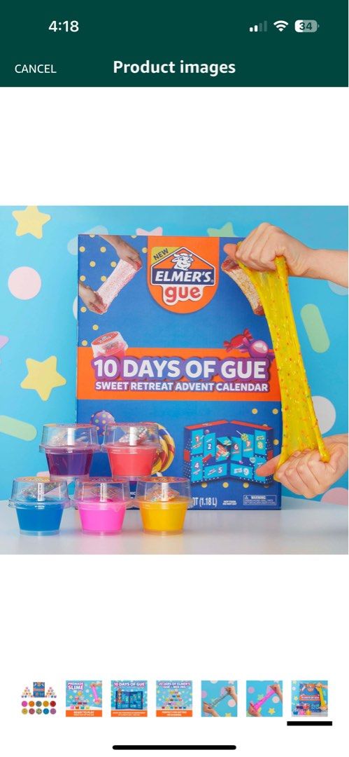 Elmer's Gue Slime Advent Calendar: 10 Days of Gue! - Hello