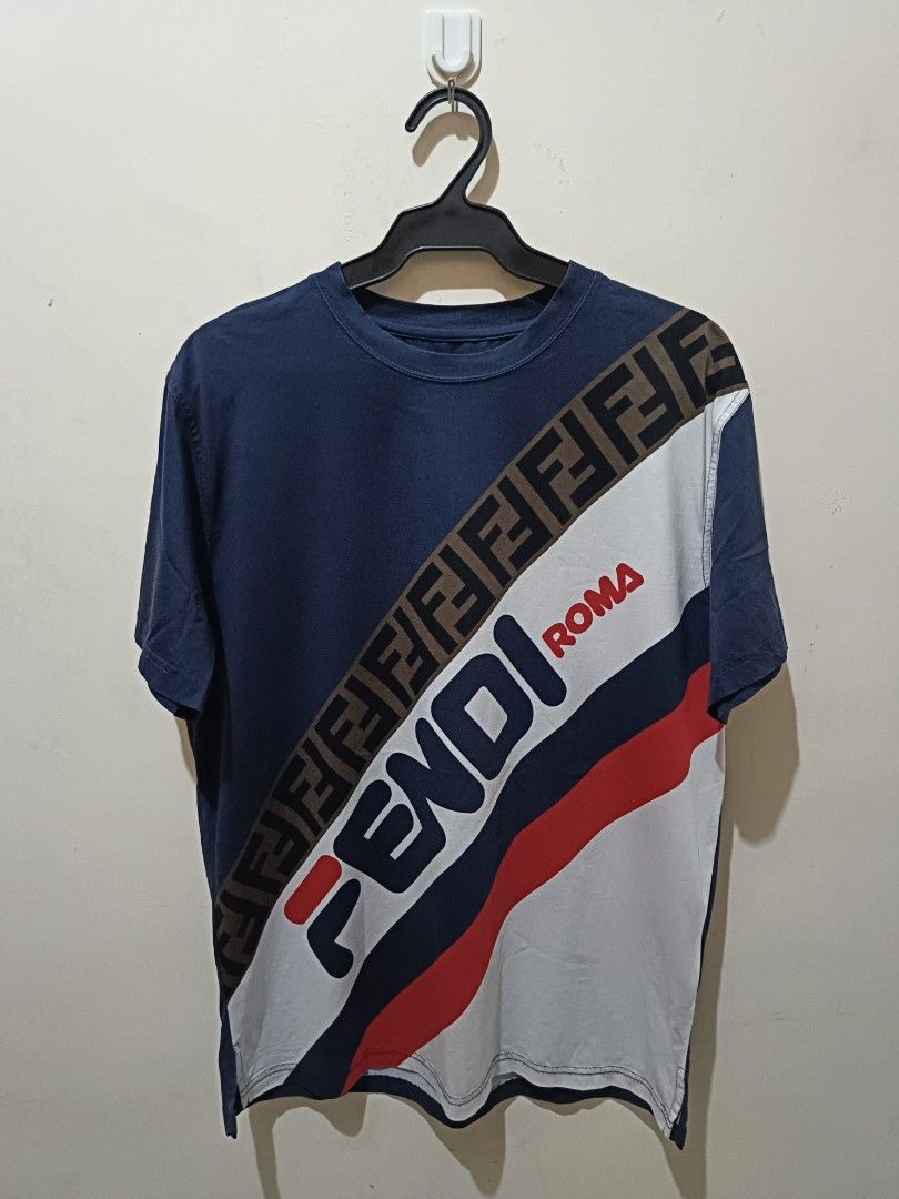 Fendi roma men's t shirt deals