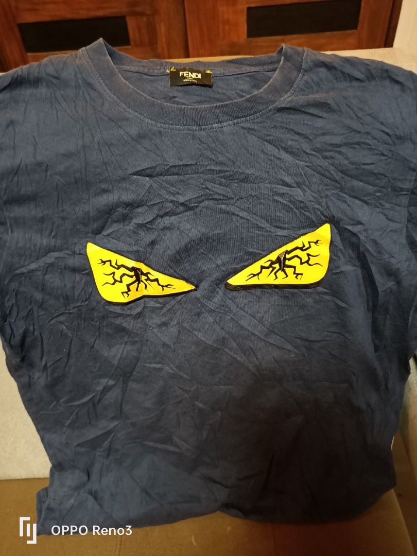 Fendi tired deals eyes t shirt