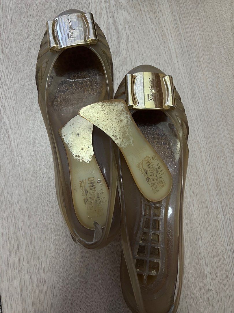 Ferragamo jelly shoe Women s Fashion Footwear Loafers on Carousell