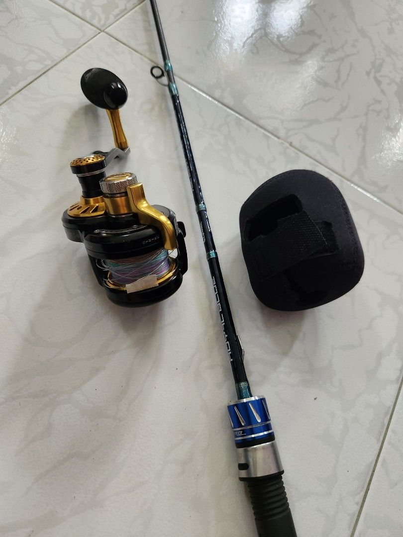 Fishing rod & reel complete, Sports Equipment, Fishing on Carousell