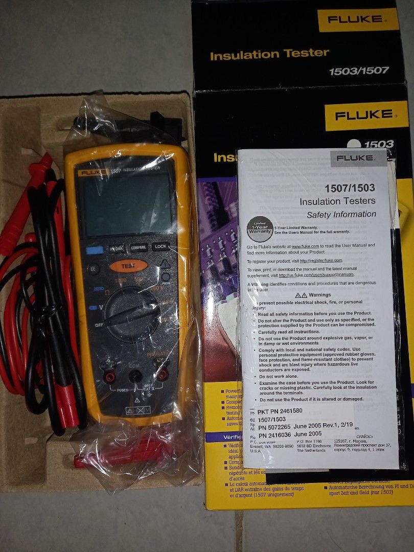 FLUKE 1507 INSULATION TESTER, Commercial & Industrial, Industrial