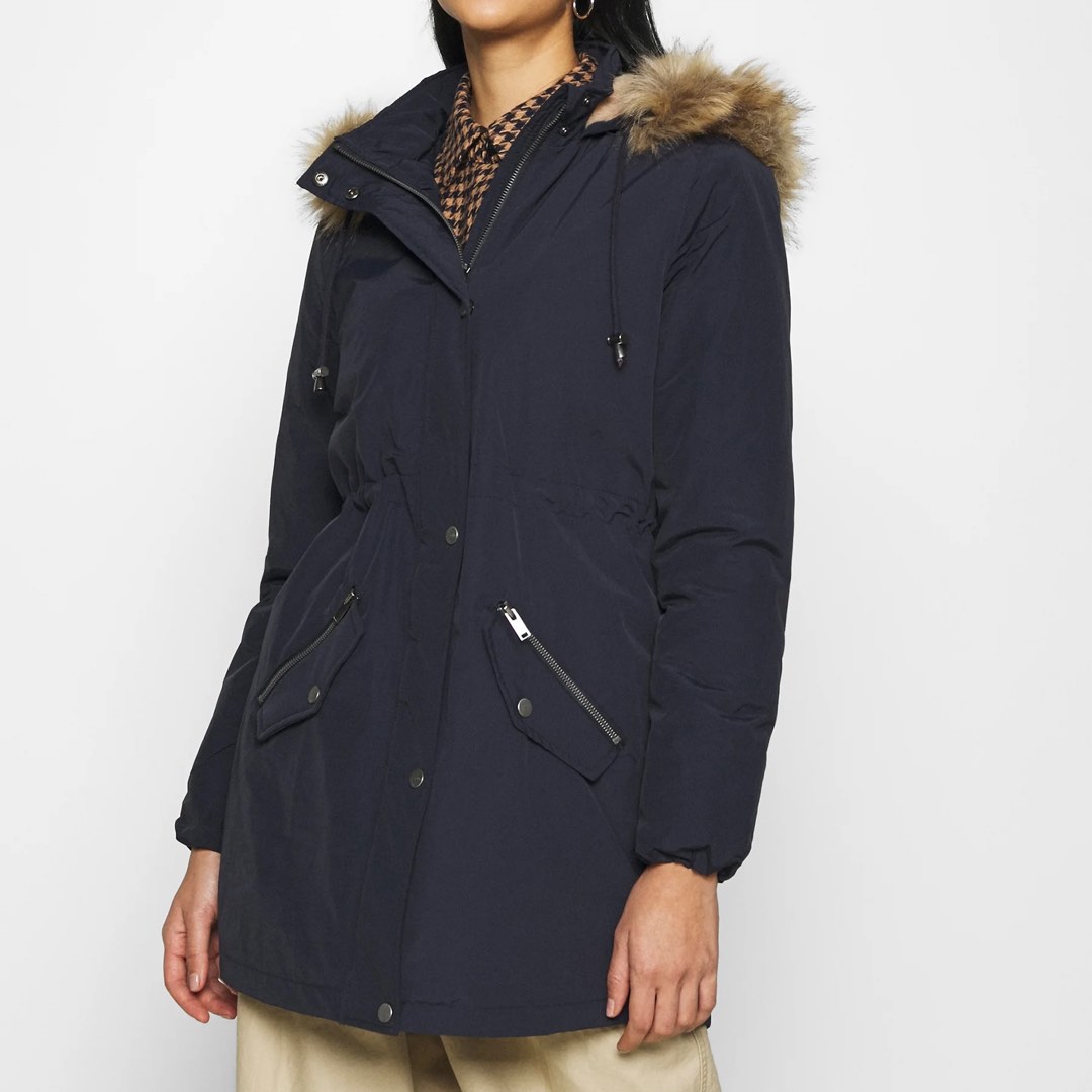 Forever 21 navy blue winter coat Women s Fashion Coats Jackets