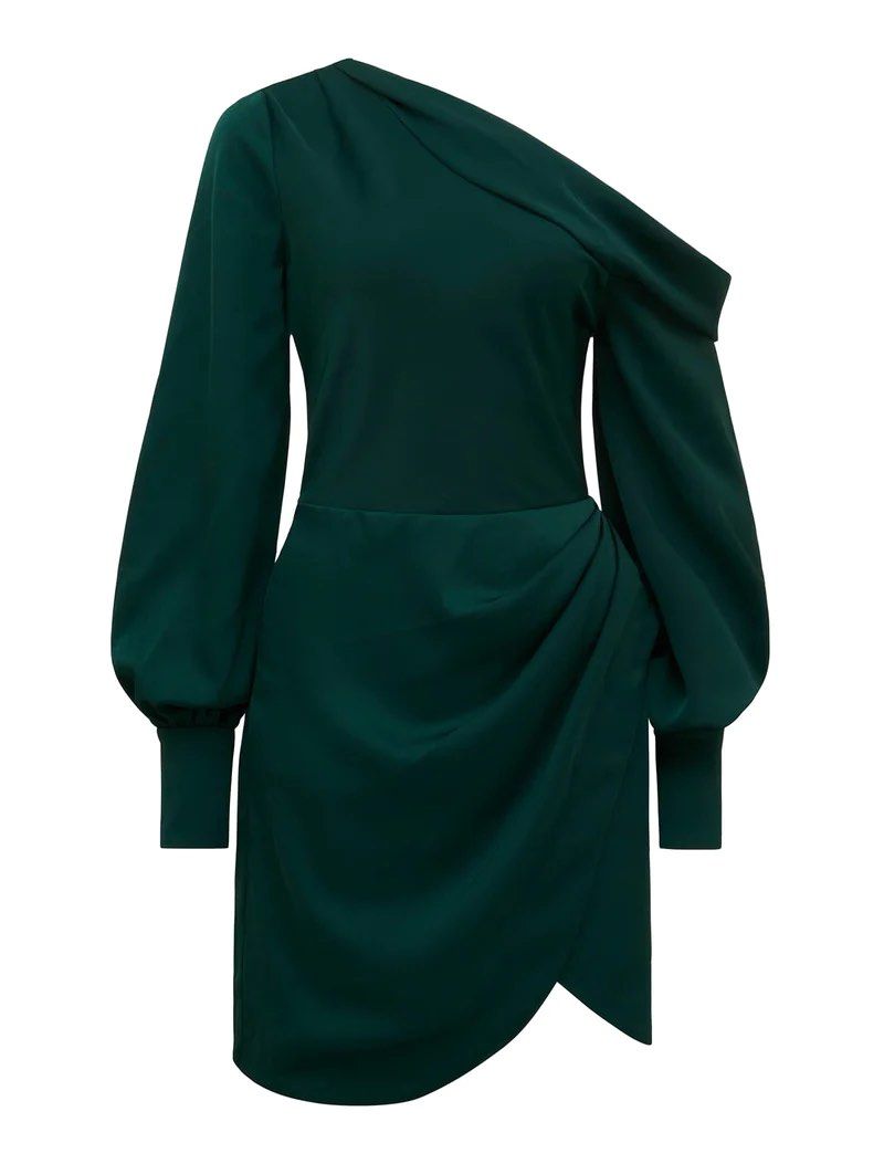 green emerald velvet dress FOREVER NEW main image 0