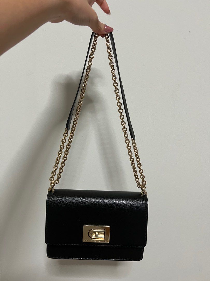 Furla black clearance sling bag