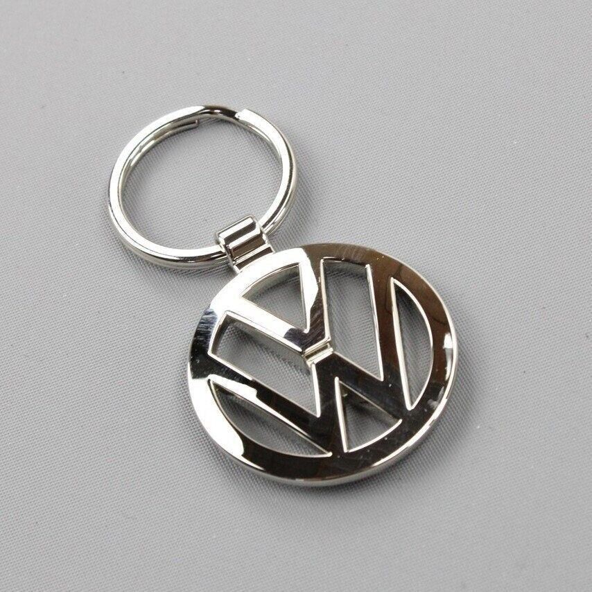 Genuine Volkswagen VW Logo Keyring Stainless Steel Car