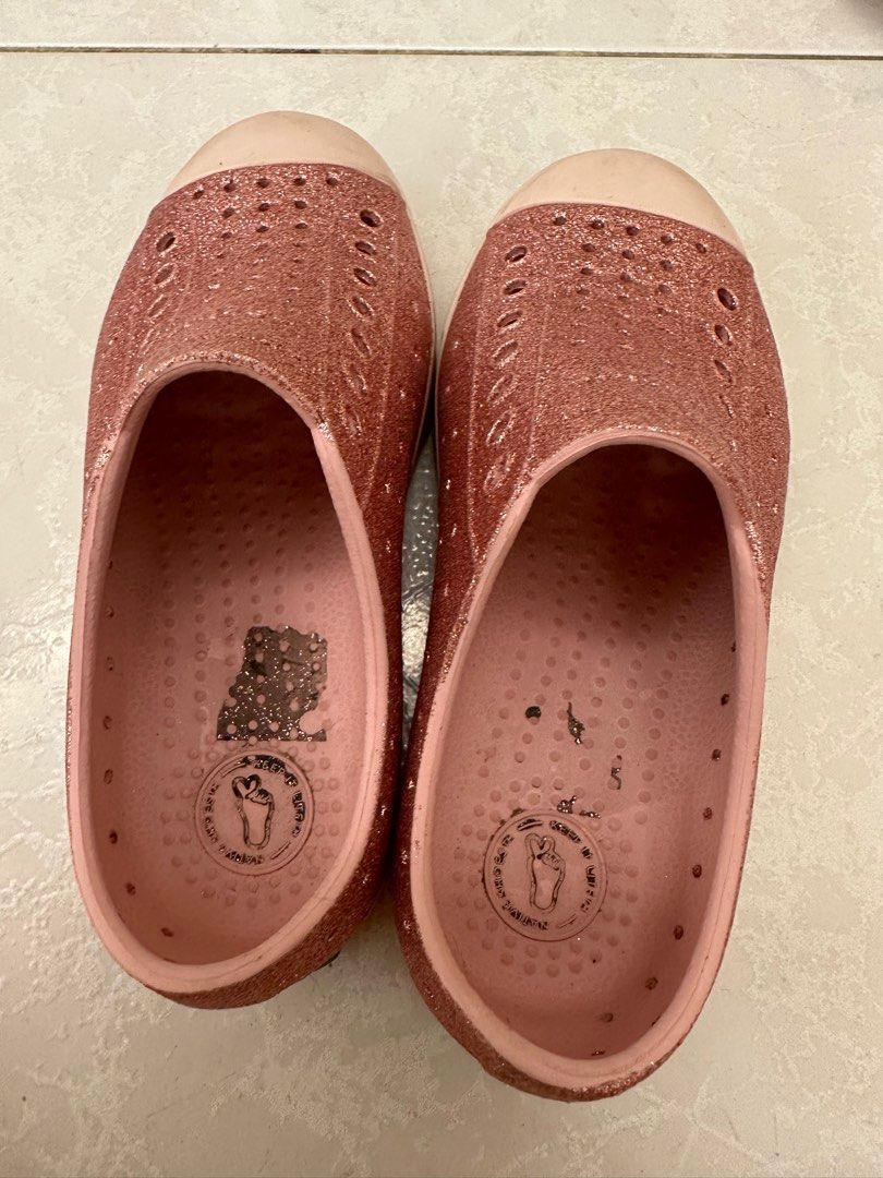 Glitter hotsell native shoes
