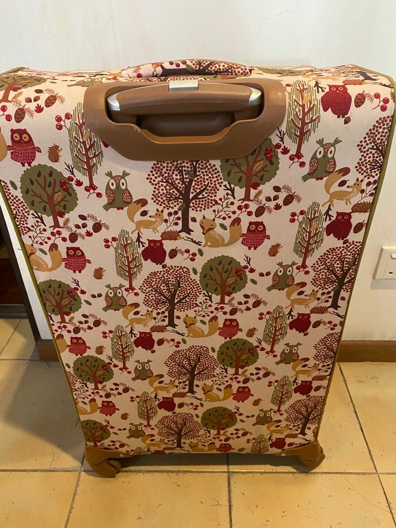 Lily aching bloom cat suitcase