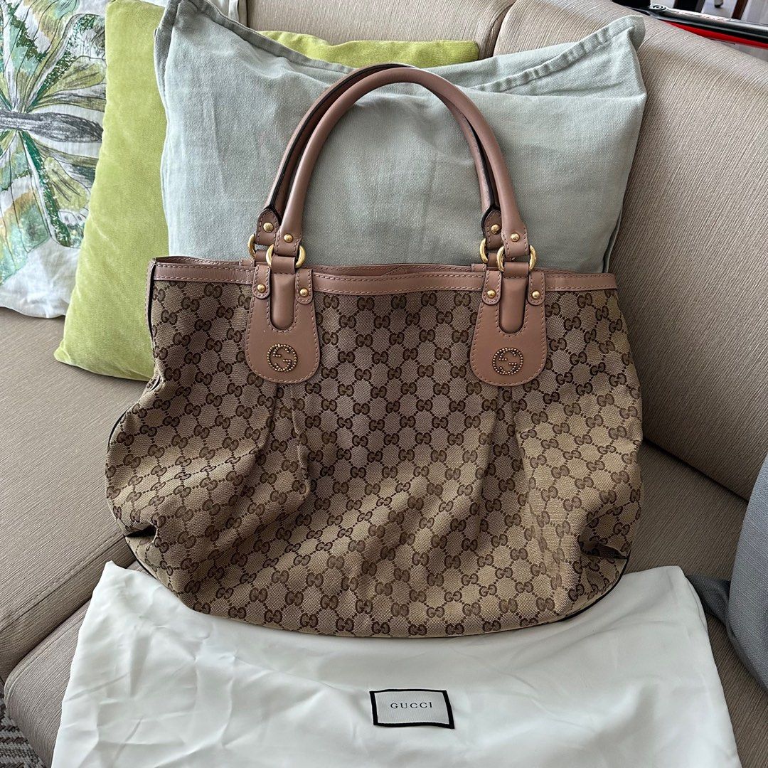 SUPER RUSH SALE GUCCI SCARLET TOTE BAG Luxury Bags Wallets on Carousell