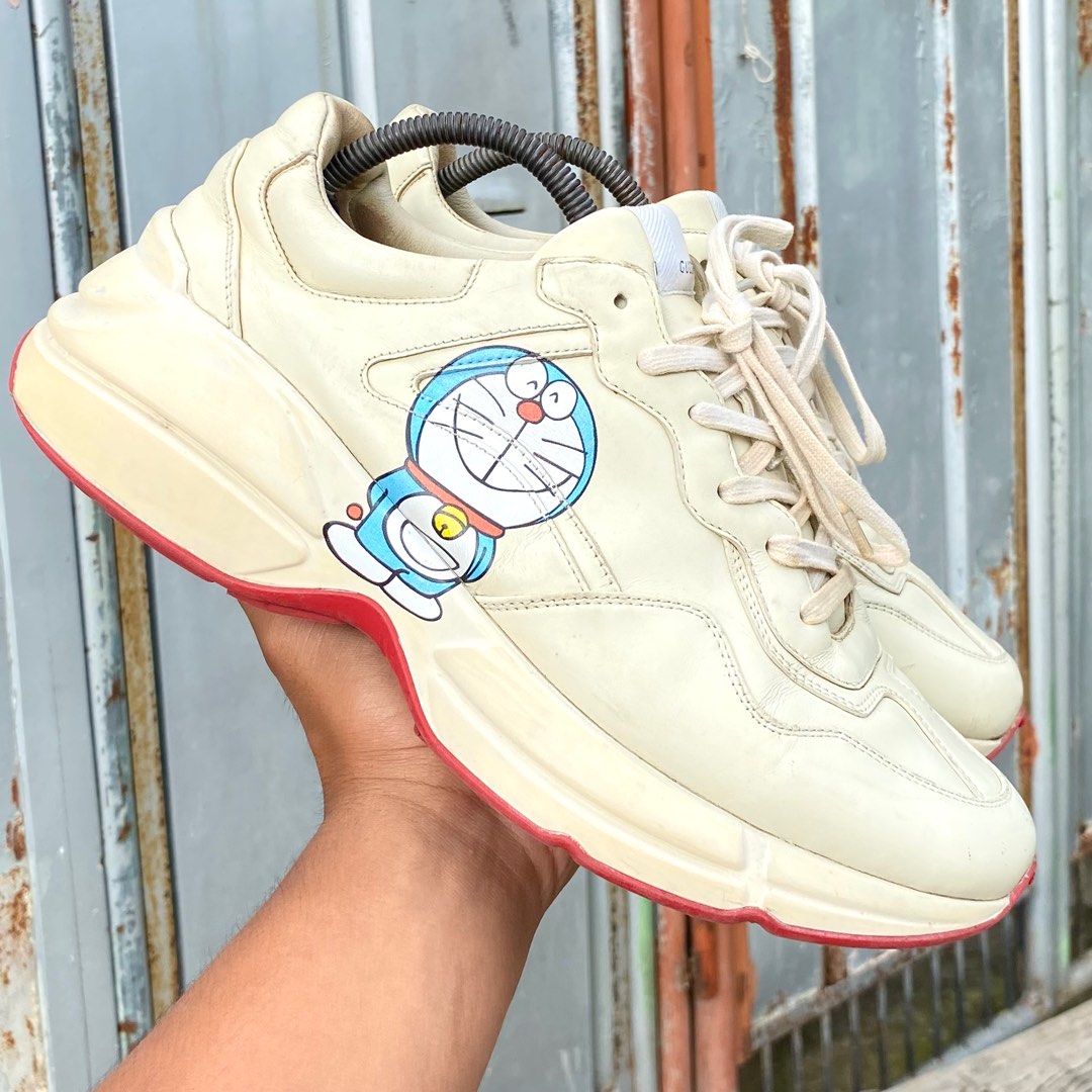 Gucci x Doraemon Rhyton Sneakers, Men's Fashion, Footwear, Sneakers on