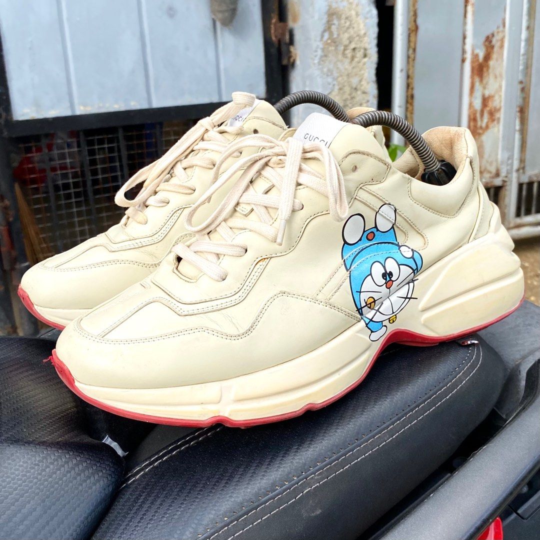 Gucci x Doraemon Rhyton Sneakers, Men's Fashion, Footwear, Sneakers on