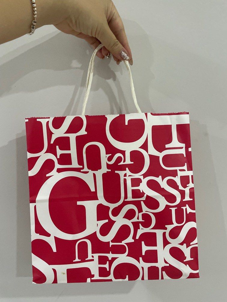 Paper hotsell bag guess