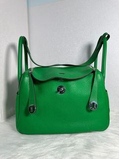 hermes lindy 30竹子綠 TC皮