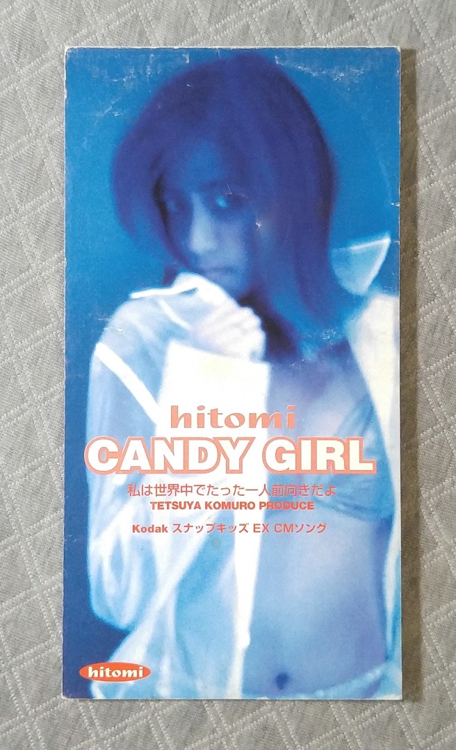 hitomi CANDY GIRL 日版 二手單曲 CD, 書籍、休閒與玩具, 樂器、音樂相關, CD、DVD在旋轉拍賣