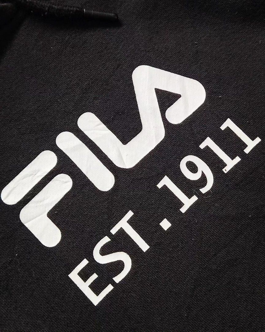 Hoodie fila black est 1911