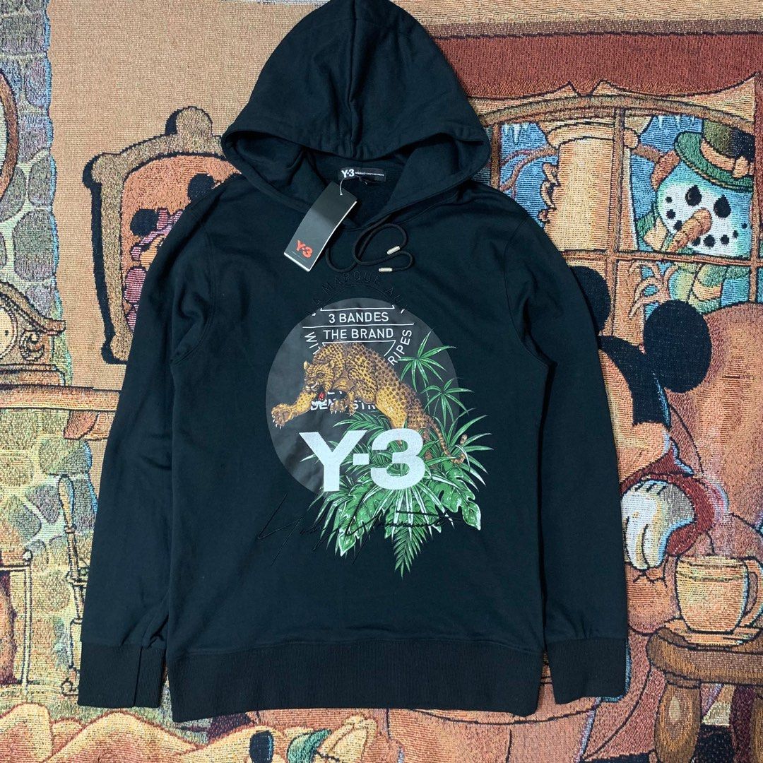 Y3 leopard hoodie hotsell