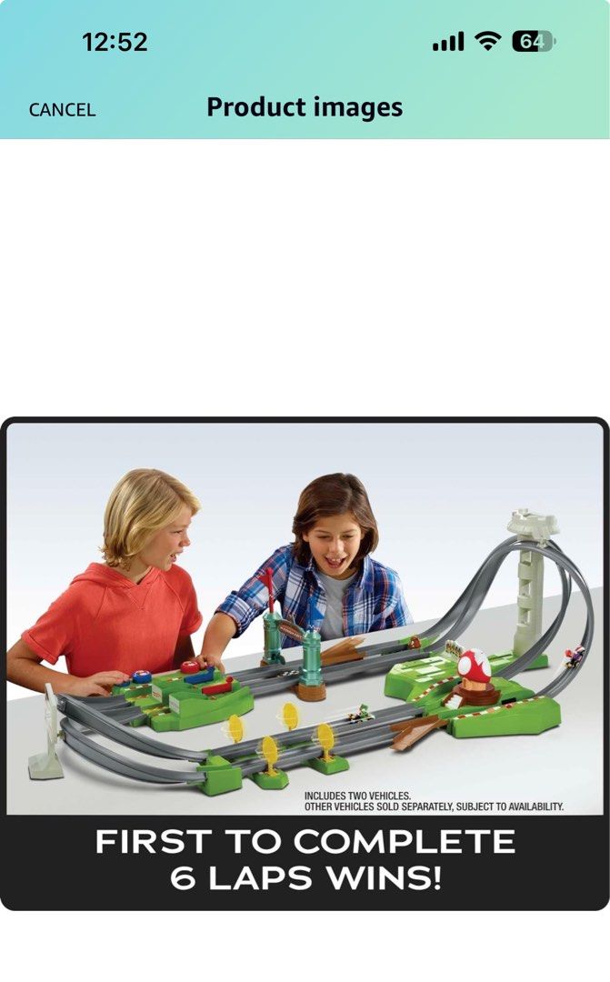 Hot Wheels Mario Kart Circuit Track Set with 1:64 Scale Die-Cast Kart  Vehicle And Track for Ages 5 And Above 
