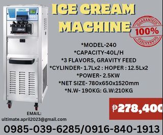 ICE CREAM MACHINE