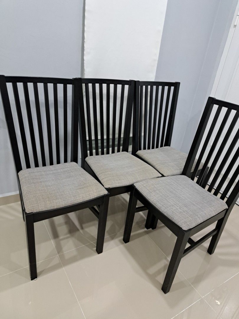 IKEA NORRNAS dining chair, Furniture & Home Living, Furniture, Chairs