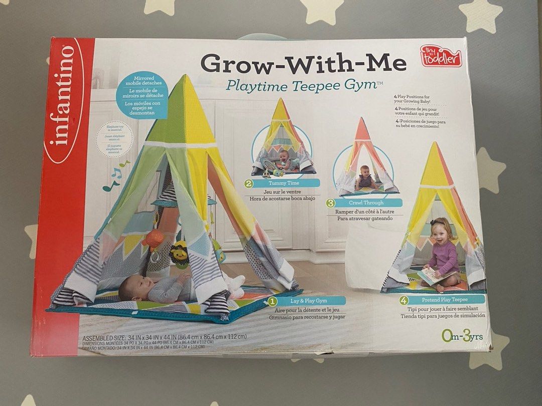 Infantino play gym and fun teepee best sale