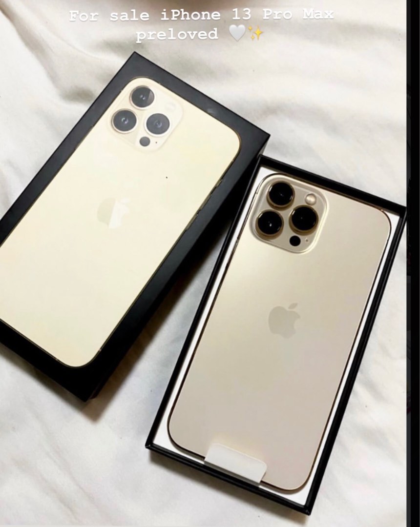 Iphone 13 pro max gold, Mobile Phones & Gadgets, Mobile Phones, iPhone ...