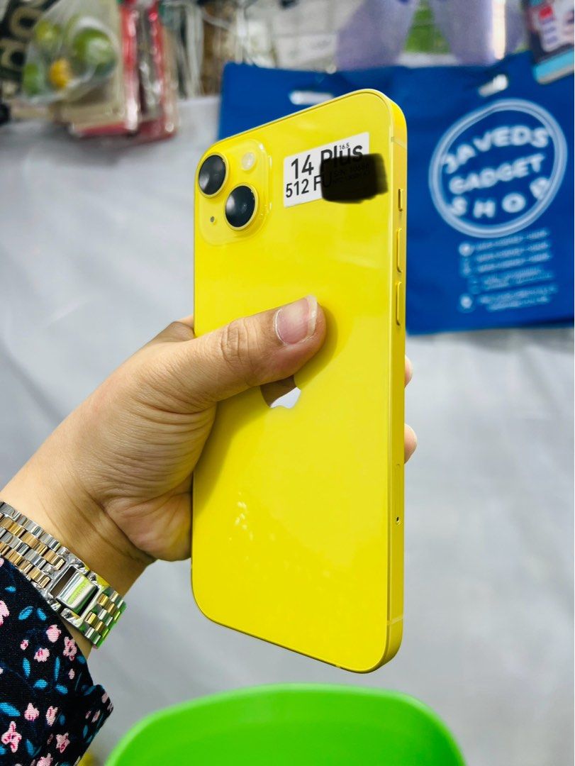 Iphone 14 Plus (Category: iPhone 14 Series) located in San Juan City. Submitted by javedsgadgetshop (Listing ID 1269485883, Image 2). Description: OPEN FOR INSTALLMENT VIA CREDIT CARD/GGIVES & SWAP/TRADE-IN! WE BUY AND SELL ( ANYKINDS OF UNIT BINIBILI PO NAMIN)! PTPA : Padelete po f bawal Read ❗️Onhand ‼️ Iphone 14+ •512gb •NTC Variant •100% batt health •Factory Unlock •95% Smoothness •No hidden issue | No Repaired •100% Authentic | Not Refurbish