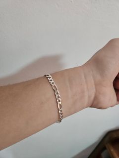 Italy Silver Figaro bracelet