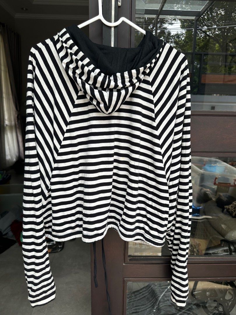 Jaket hoodie stripe hotsell