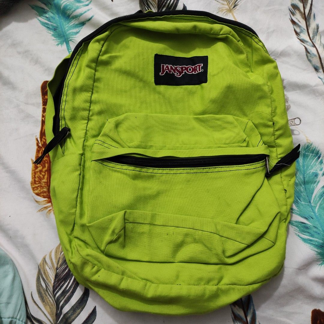 Lime green jansport sales