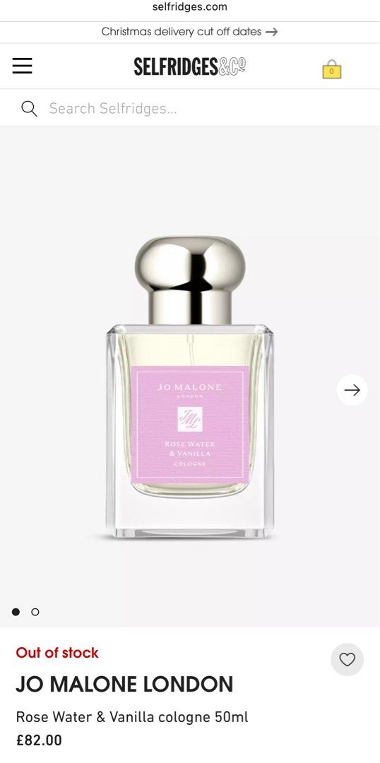 Jo malone sales perfume vanilla