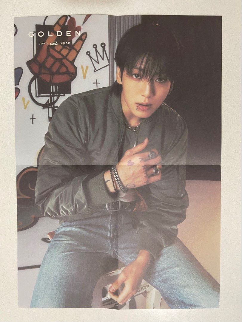 Jungkook Golden Album Poster - Substance Version, Hobbies & Toys ...
