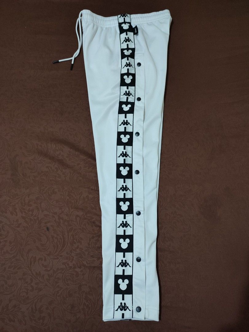 Kappa x disney side button pants Men s Fashion Bottoms Joggers on Carousell