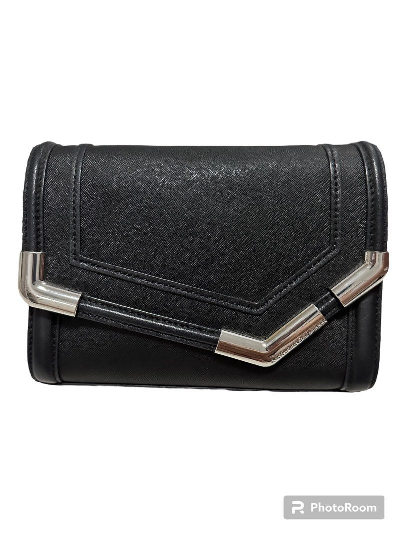Karl lagerfeld rocky outlet saffiano shoulder bag