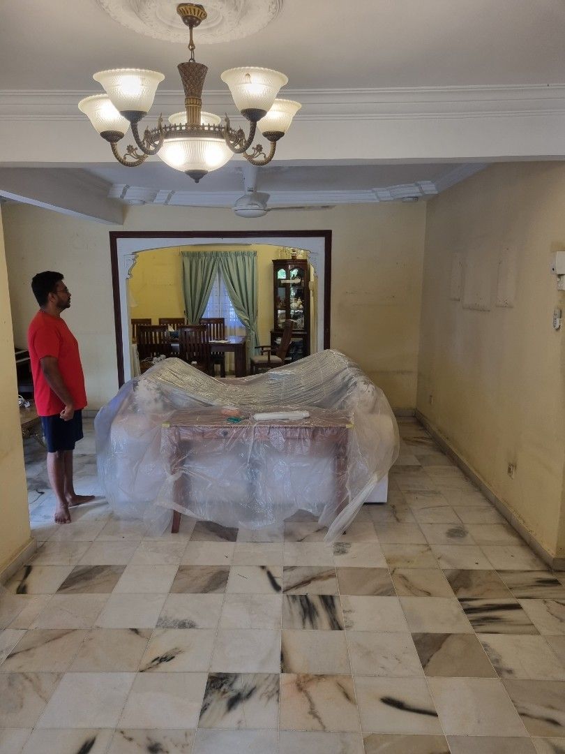 Kerja sapu cat di subang jaya / Paint brush work in Subang Jaya, Mobile