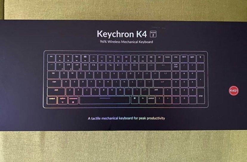 Keychron K4 Wireless Mechanical Keyboard, Computers & Tech, Parts ...